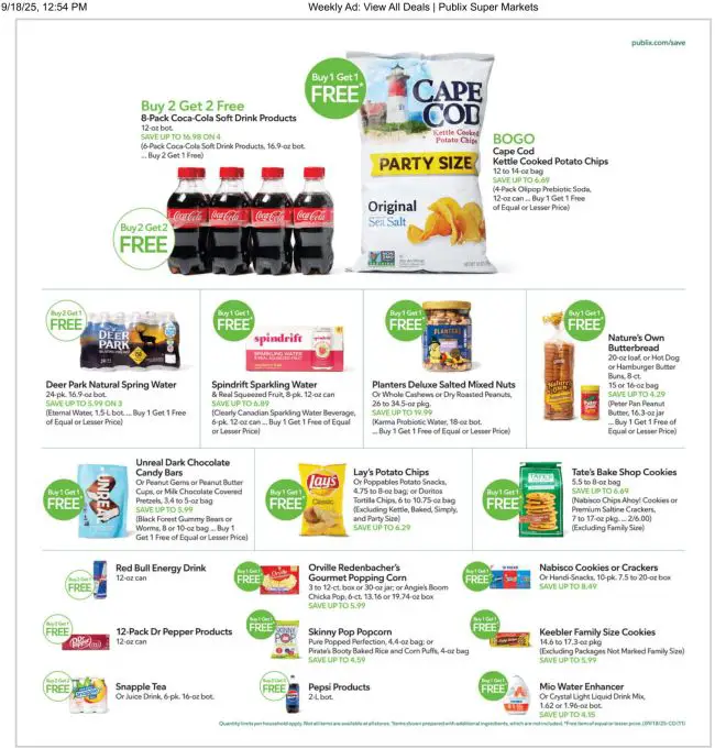 Publix Weekly Ad Preview 18 Sep 25 Page 11 Publix Weekly Ad Preview 18 Sep 25 Page 11
