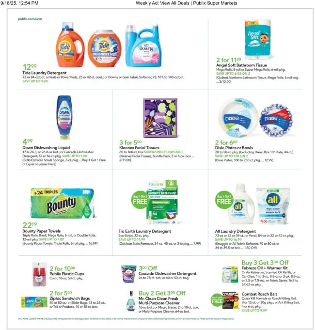 Publix Weekly Ad Preview 18 Sep 25 Page 14 Publix Weekly Ad Preview 18 Sep 25 Page 14
