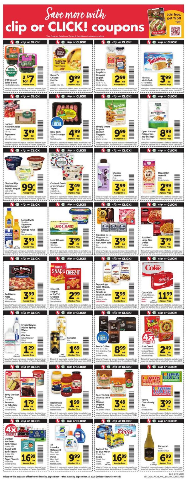 Safeway Weekly Ad Preview 16 Sep 25 Page 03 Safeway Weekly Ad Preview 16 Sep 25 Page 03
