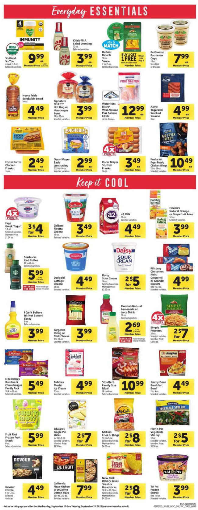 Safeway Weekly Ad Preview 16 Sep 25 Page 05 Safeway Weekly Ad Preview 16 Sep 25 Page 05