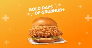 FREE Items, Deals & More During Gold Days of Grubhub.