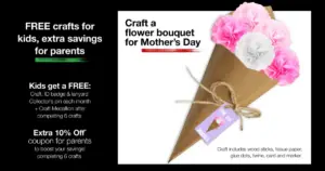 FREE Mother's Day Flower Bouquet Craft Kit at JCPenney.