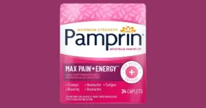 FREE Sample Of Pamprin Max Pain + Energy.
