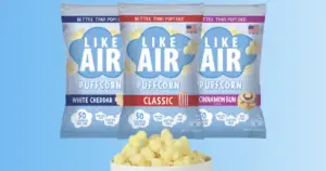 4 FREE Bags of Like Air Puffcorn.