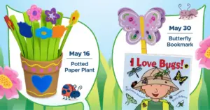 FREE Butterfly Bookmark Crafting Event at Lakeshore Learning.