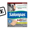 FREE Salonpas Lidocaine FLEX Patch Sample.