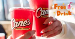 FREE 22 oz. Iced Tea at Raising Cane's.