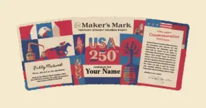 FREE Limited-Edition America 250 Maker's Mark Labels.