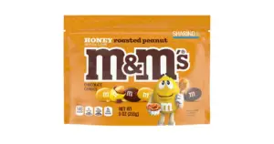 FREE Sample of M&M’S Honey Roasted Peanut Candy.