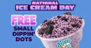 FREE Dippin’ Dots at Chuck E. Cheese on July 19th.