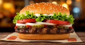 FREE Whopper at Burger King with the Whopper Guarantee.
