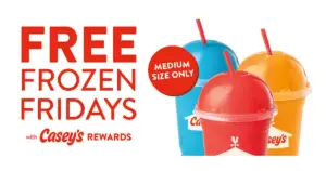 4 FREE Frozen Drinks at Casey’s Every Friday.
