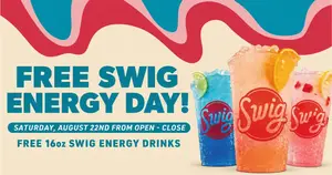 FREE Swig Energy Drink - Today.