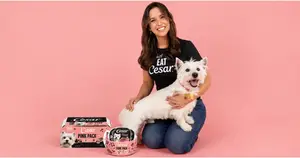 FREE CESAR Pink Packs Dog Food on September 23rd.