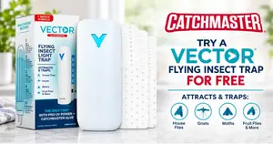 FREE Catchmaster Flying Insect Light Trap.